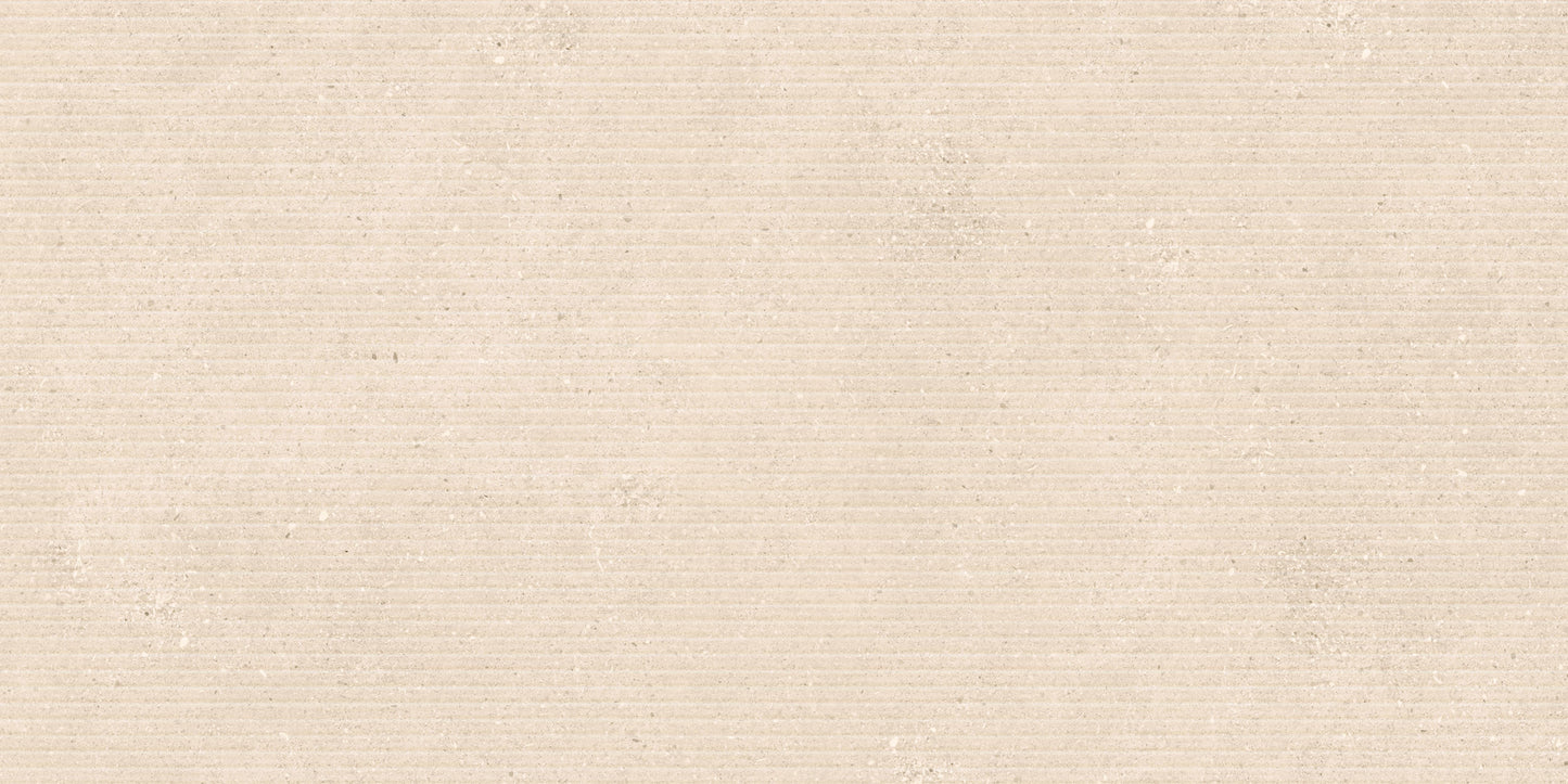 60x120 PEGASO FLUTED SAND (MATT, COLORED BODY)