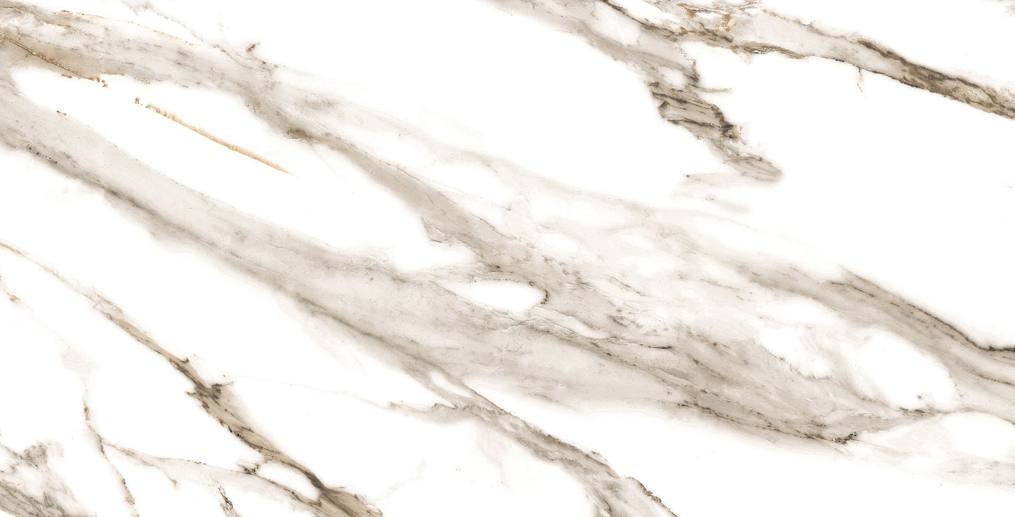 Poliruotos plytelės su blizgiu paviršiumi, R9 klasė, atsparios šalčiui ir karščiui, balto perlo svalvos, su pilkais raštais.