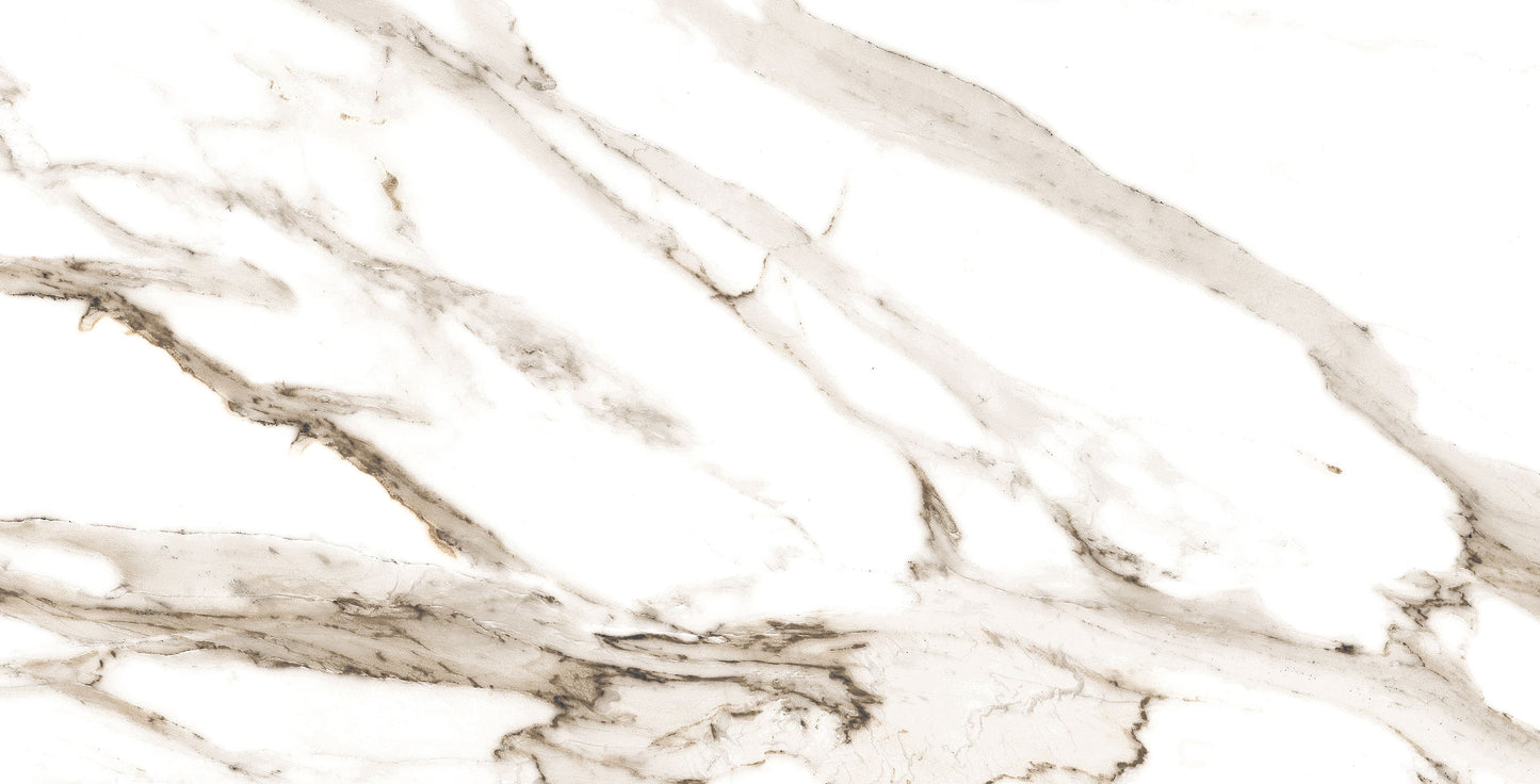 Perlo spalvos, su aukso raštais, poliruotos plytelės su blizgiu paviršiumi, R9 klasė, atsparios šalčiui.