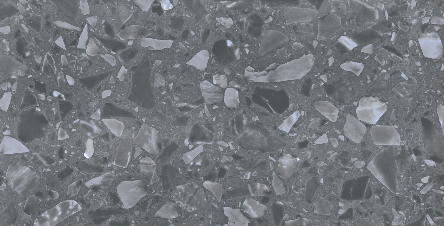 Neslidžios matinės plytelės su subtiliu blizgesiu, tinkamos lauko ir vidaus zonoms.