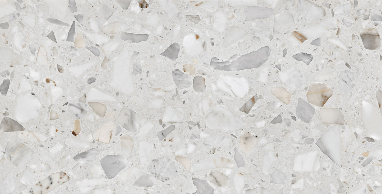 Šviesios akmens masės plytelės Carving efektu, tinkamos vidaus ir lauko zonoms.