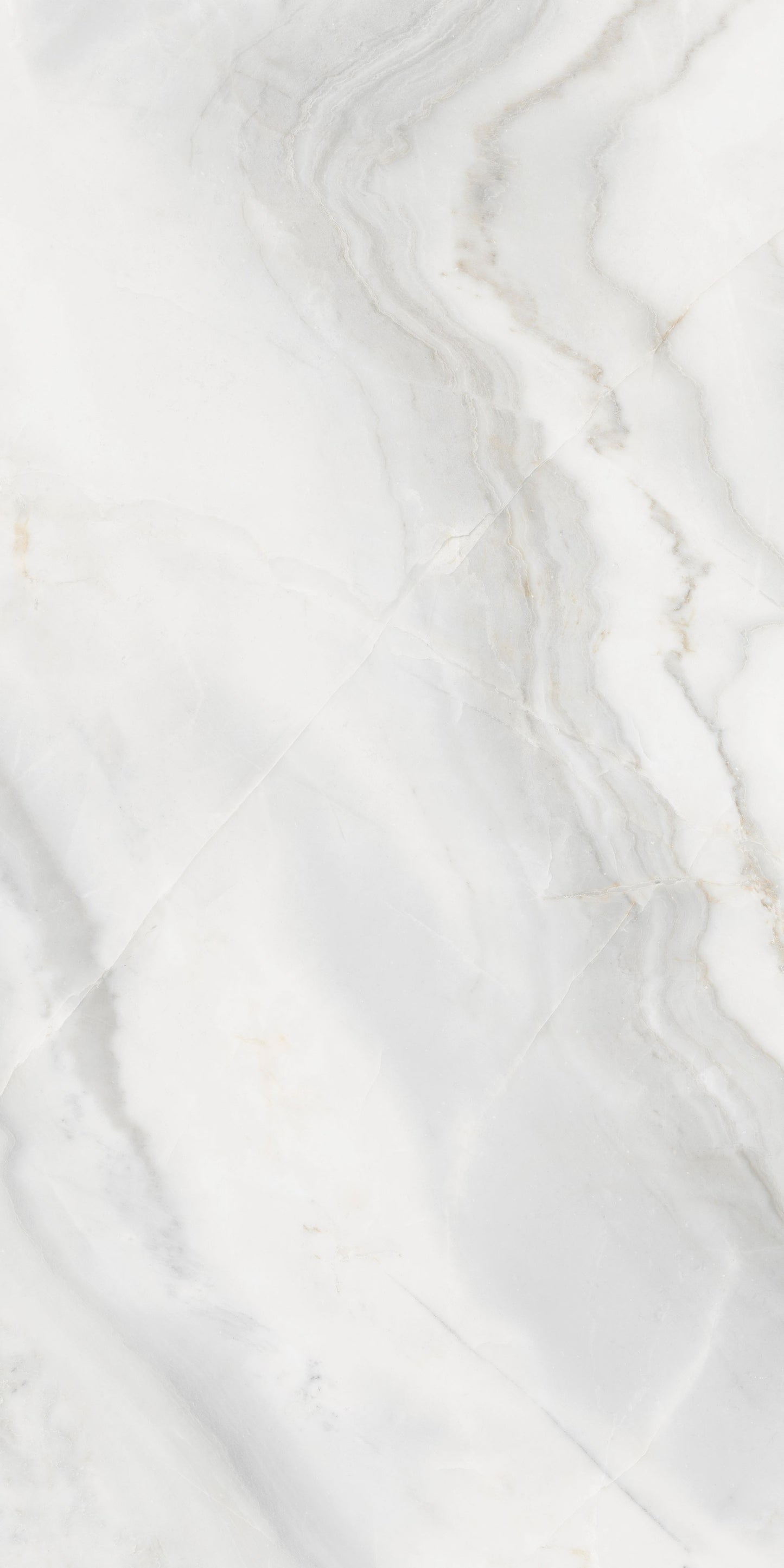 Akmens masės plytelė, poliruoto paviršiaus, vidaus ir lauko naudojimui, baltos spalvos, su šviesiai pilkais raštais