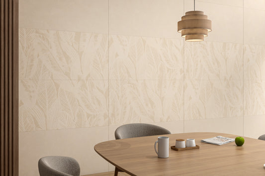 60×120 akmens masės plytelės su dviguba skaitmenine spauda beige spalvos