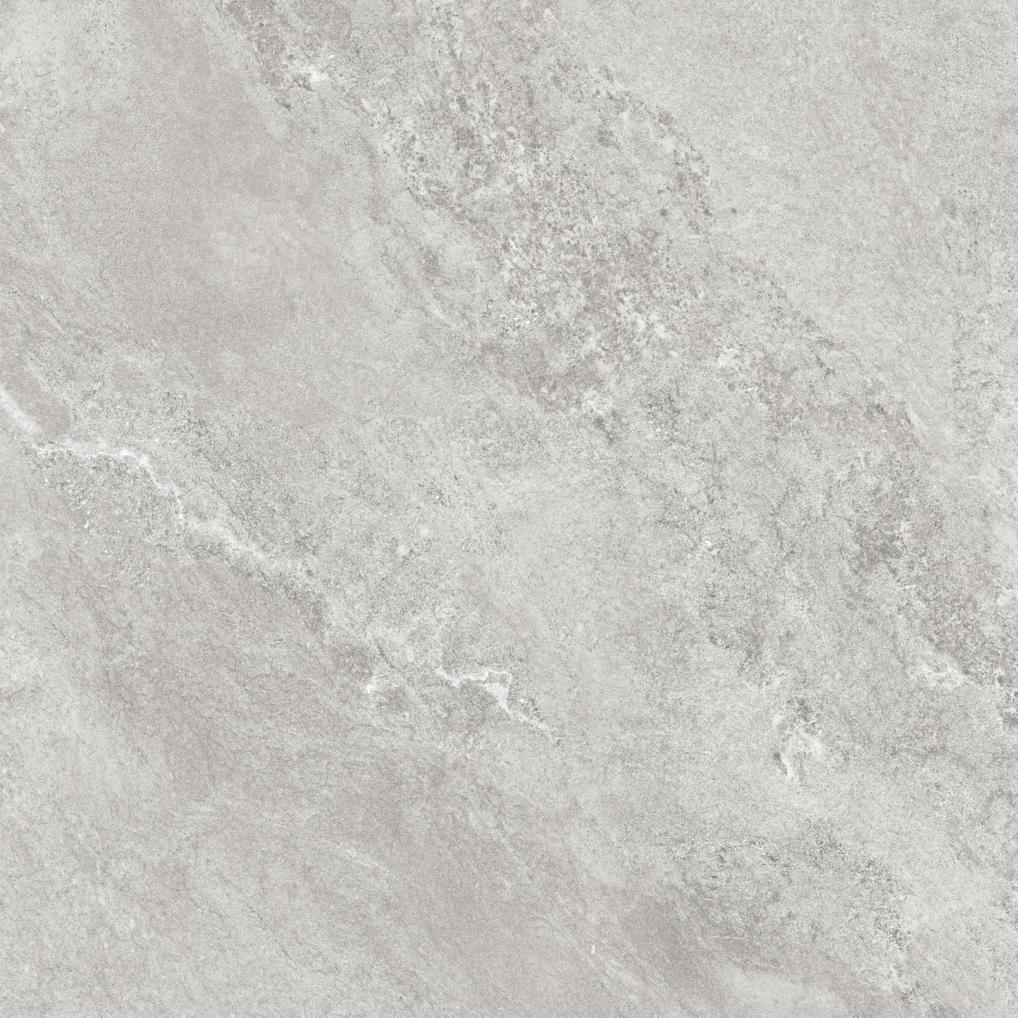 Pilkos akmens masės plytelės su subtiliais raštais, atsparios šalčiui ir karščiui.