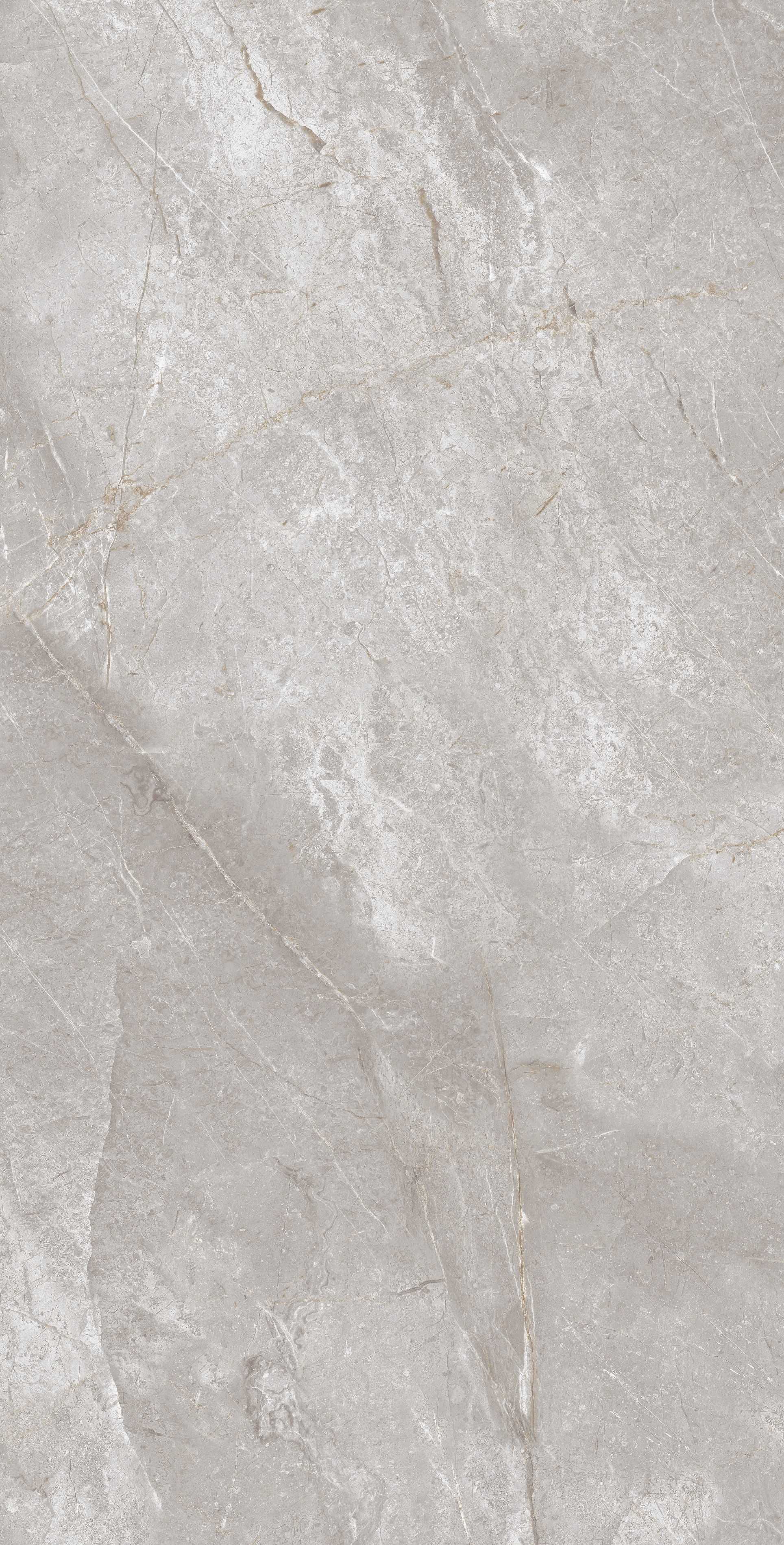 Pilka, su tamsiais ir šviesiais raštais, oliruotos akmens masės plytelė, atsparios tiek karščiui, tiek šalčiui, tinka vidaus ir lauko naudojimui.