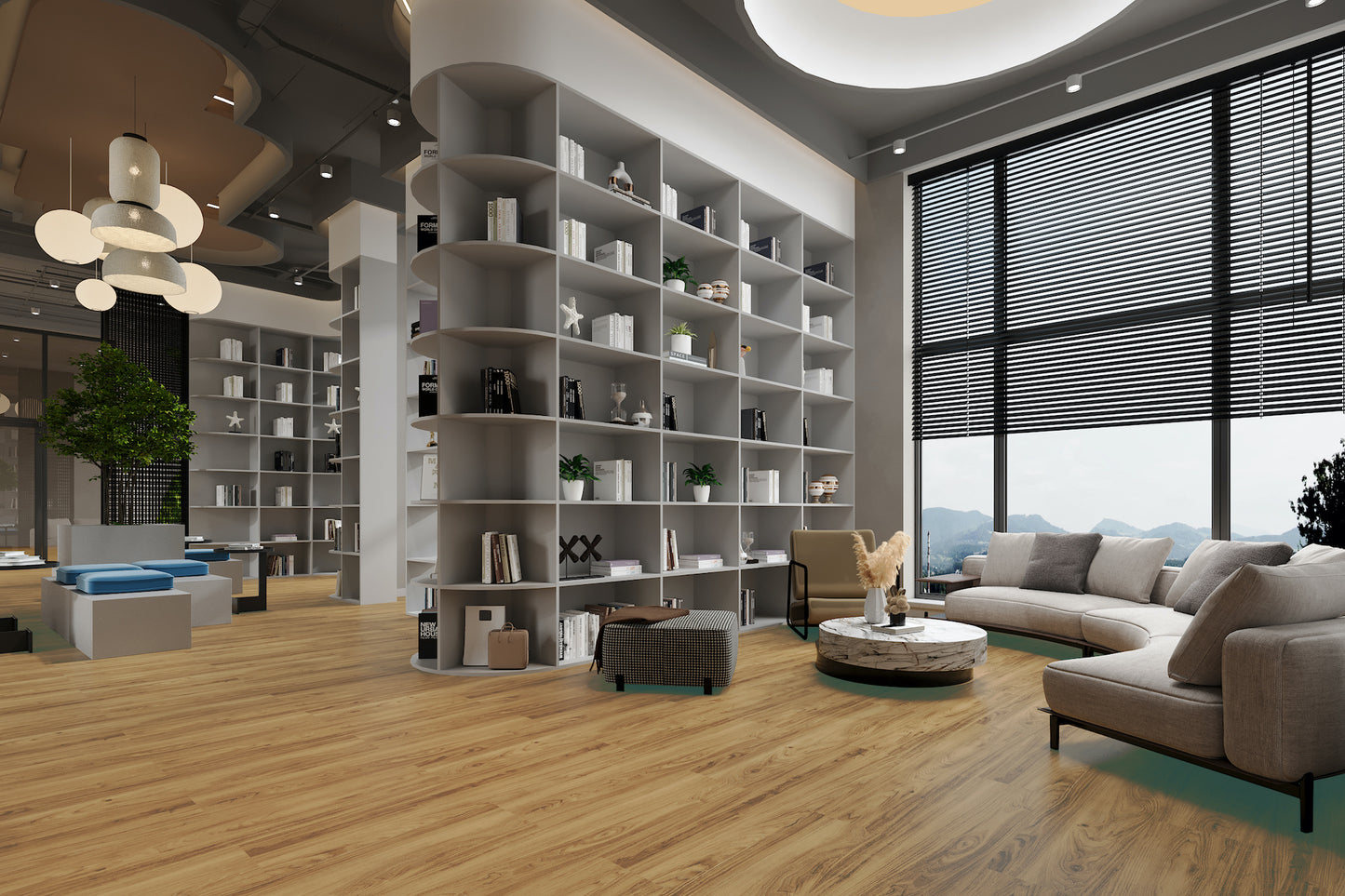 Matinė SPC vinilinė grindų danga su UNILIN CLICK jungtimi, vidui ir laukui.