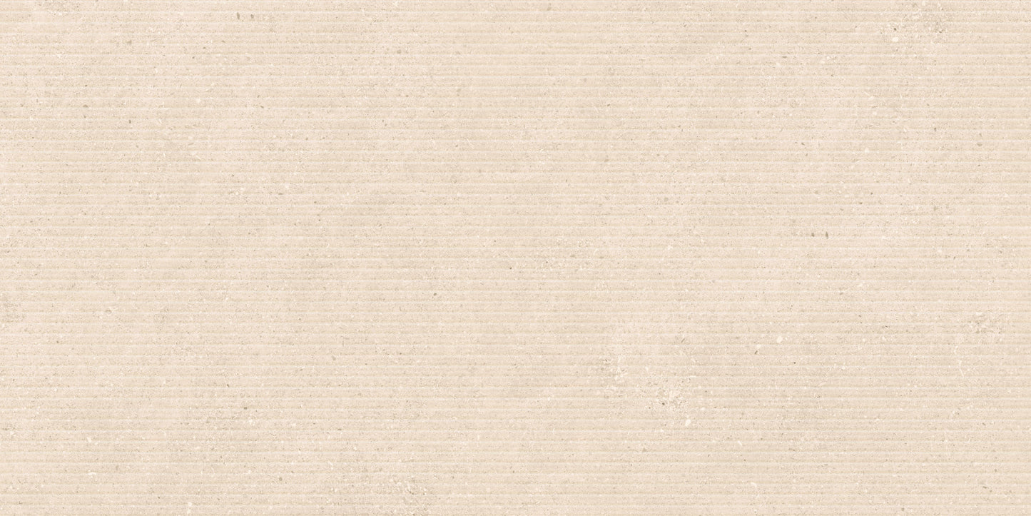 60x120 PEGASO FLUTED SAND (MATT, COLORED BODY)