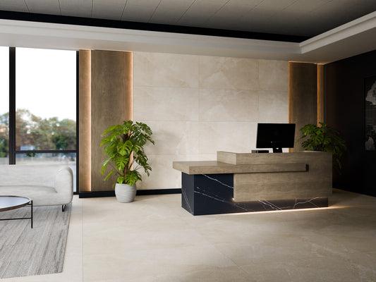 60x120 SEGNI FLUTED SAND (MATT, COLORED BODY)